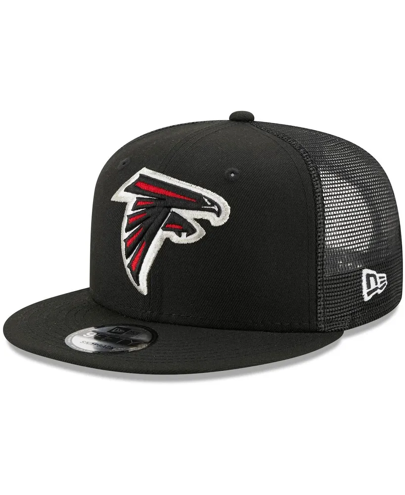 Atlanta Falcons New Era Jammer Trucker 9FORTY Snapback Hat - Black