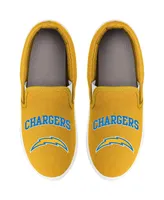 Women's Foco Los Angeles Chargers Big Logo Slip-On Sneakers