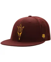 Men's Top of the World Maroon Arizona State Sun Devils Team Color Fitted Hat