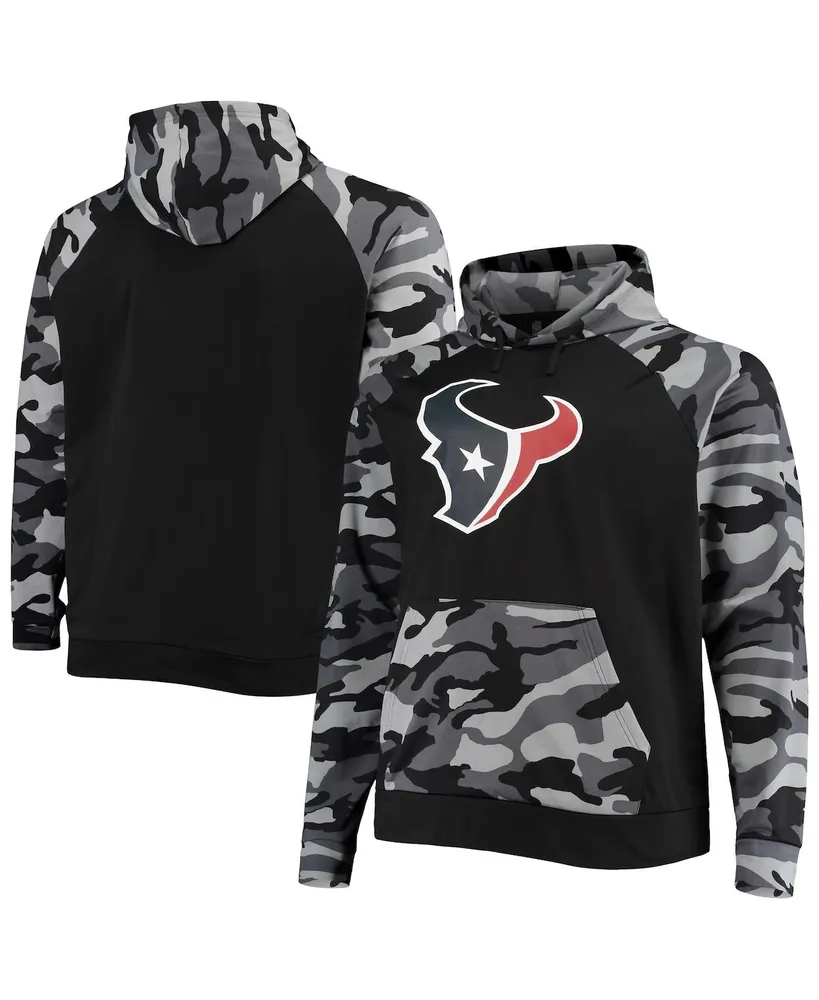 Men's FOCO Black Detroit Tigers Camo Raglan Pullover Hoodie