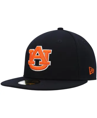 Men's New Era Navy Auburn Tigers Logo Basic 59FIFTY Fitted Hat