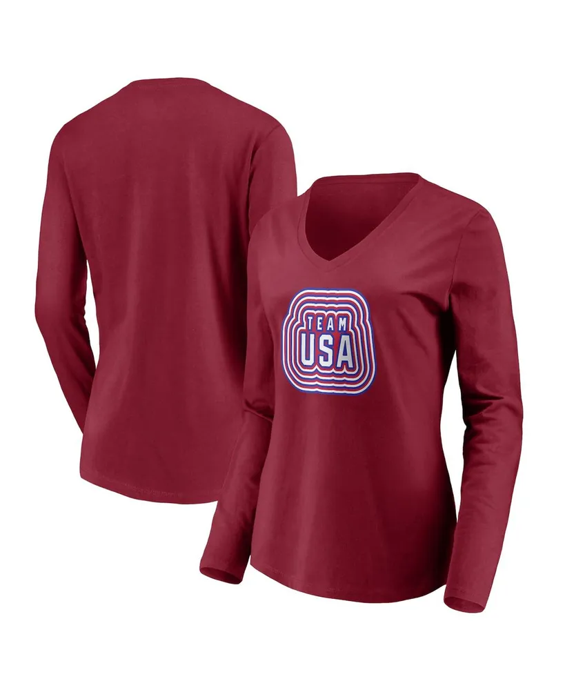 Arizona Cardinals Fanatics Branded Women's Ombre Long Sleeve T