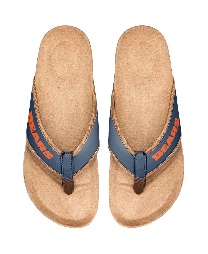 Men's Foco Chicago Bears Cork Flip Flops