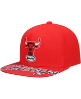 Men's Mitchell & Ness Red Chicago Bulls Hardwood Classics Swingman Pop Snapback Hat