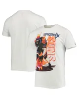 Men's Nba x McFlyy White Phoenix Suns Identify Artist Series T-shirt