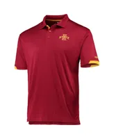 Men's Colosseum Cardinal Iowa State Cyclones Santry Polo Shirt