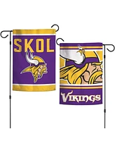 WinCraft Minnesota Vikings 2-Sided 12'' x 18'' Garden Flag