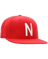 Men's Top of the World Scarlet Nebraska Huskers Team Color Fitted Hat