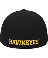 Men's New Era Black Iowa Hawkeyes Logo Basic 59FIFTY Fitted Hat