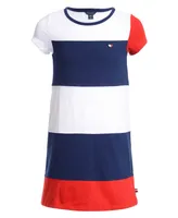 Tommy Hilfiger Little Girls Colorblock Jersey Dress