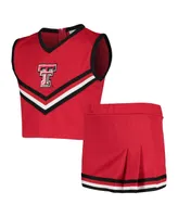 Big Girls Red Texas Tech Raiders Two-Piece Cheer Set