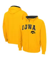 Colosseum Men's Iowa Hawkeyes Arch & Logo 3.0 Pullover Hoodie