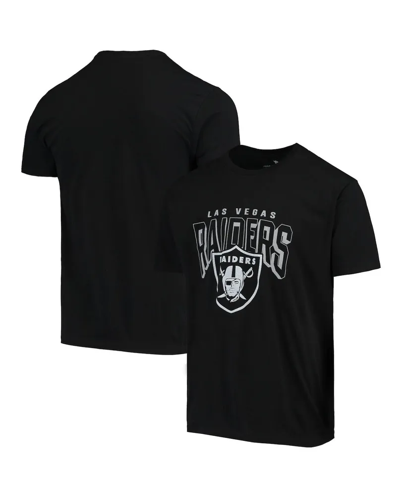 Men's Junk Food Black Las Vegas Raiders Bold Logo T-shirt