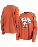 Women's Pressbox Texas Orange Longhorns Edith Long Sleeve T-shirt