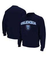 Men's Colosseum Navy Columbia University Arch & Logo Sweatshirt