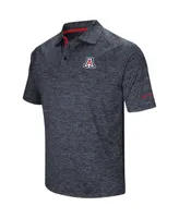 Men's Colosseum Navy Arizona Wildcats Down Swing Polo Shirt