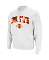 Colosseum Men's Iowa State Cyclones Arch & Logo Crew Neck Sweatshirt