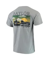 Men's Gray Baylor Bears Team Comfort Colors Campus Scenery T-shirt