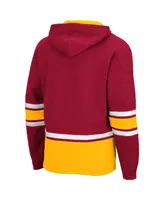 Men's Colosseum Cardinal Iowa State Cyclones Lace Up 3.0 Pullover Hoodie