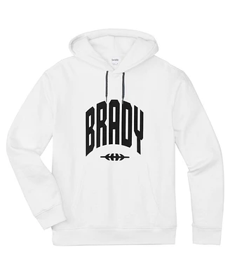 Men's Brady White Varsity Pullover Hoodie