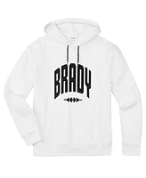 Men's Brady White Varsity Pullover Hoodie
