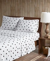 Woolrich Printed Flannel -Pc. Sheet Set