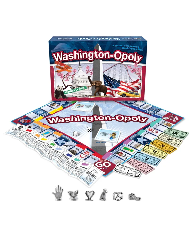 Washington Dc-Opoly Board Game