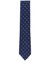 Club Room Men's Classic Sailboat Neat Tie, Created for Macy's