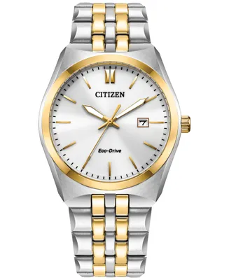 Citizen Eco-Drive Men's Corso Two-Tone Stainless Steel Bracelet Watch 40mm - Two
