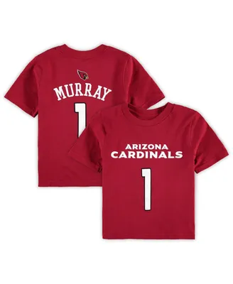 Preschool Girls and Boys Kyler Murray Cardinal Arizona Cardinals Mainliner Player Name Number T-shirt