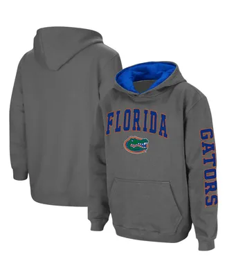 Big Boys Colosseum Charcoal Florida Gators 2-Hit Team Pullover Hoodie