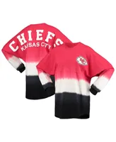 Women's Fanatics Red, White Kansas City Chiefs Ombre Long Sleeve T-shirt