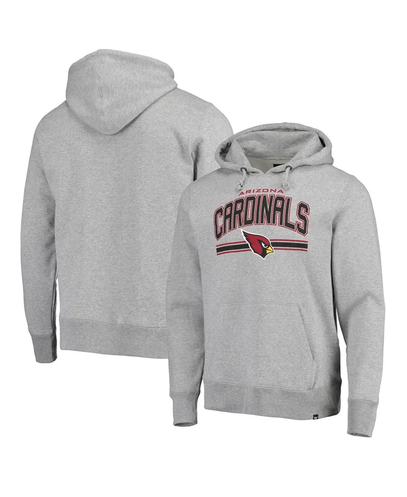 Men's '47 Brand Gray Arizona Cardinals Foundation Pullover Hoodie