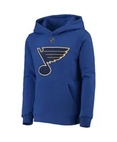 Big Boys Jordan Brand Binnington Blue St. Louis Blues Player Name and Number Hoodie