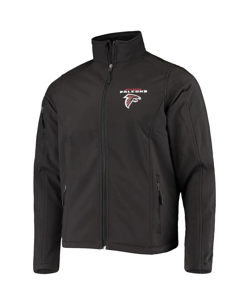 Men's Dunbrooke Black Atlanta Falcons Sonoma Softshell Full-Zip Jacket