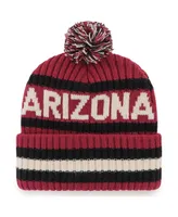 Men's '47 Cardinal Arizona Cardinals Bering Cuffed Knit Hat with Pom