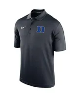 Men's Nike Black Duke Blue Devils Big and Tall Primary Logo Varsity Performance Polo Shirt