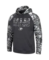 Men's Colosseum Charcoal Northern Illinois Huskies Oht Military-Inspired Appreciation Digital Camo Pullover Hoodie