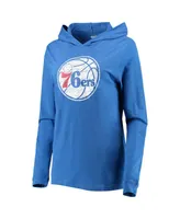 Women's Concepts Sport Royal Philadelphia 76ers Hoodie and Pants Sleep Set