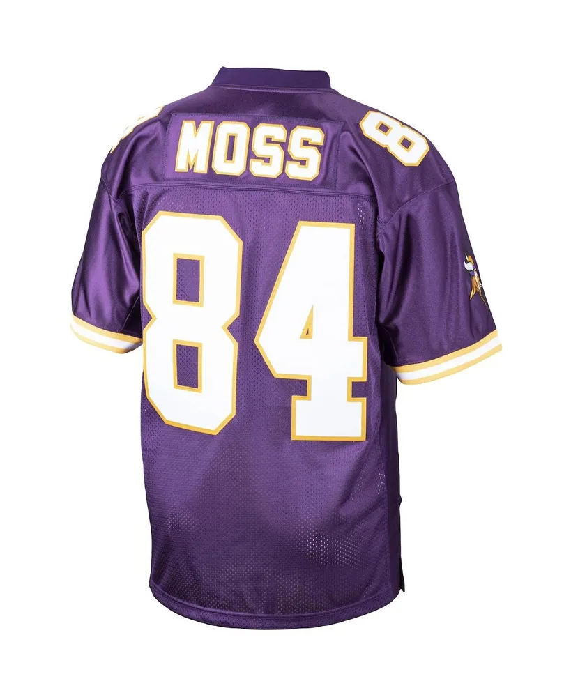 Men's Mitchell & Ness Randy Moss Purple Minnesota Vikings 1998 Authentic Throwback Retired Player Jersey