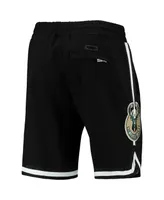 Men's Pro Standard Giannis Antetokounmpo Black Milwaukee Bucks Player Replica Shorts