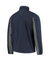 Men's Dunbrooke Navy New England Patriots Circle Zephyr Softshell Full-Zip Jacket