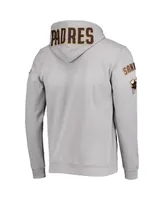 Men's Pro Standard Gray San Diego Padres Team Logo Pullover Hoodie