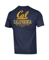 Men's Champion Navy Cal Bears Stack 2-Hit T-shirt