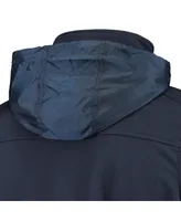 Men's Dunbrooke Navy New England Patriots Circle Zephyr Softshell Full-Zip Jacket