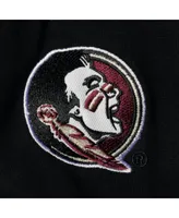 Women's Colosseum Black Florida State Seminoles Campanile Pullover Sweatshirt