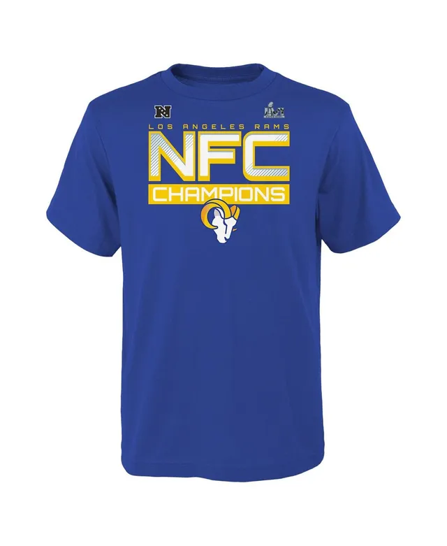 Los Angeles Rams Fanatics Branded Women's 2021 NFC Champions Iconic Slant  V-Neck Long Sleeve T-Shirt - Charcoal