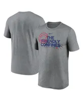 Men's Nike Heathered Charcoal Chicago Cubs Local Rep Legend Performance T-shirt