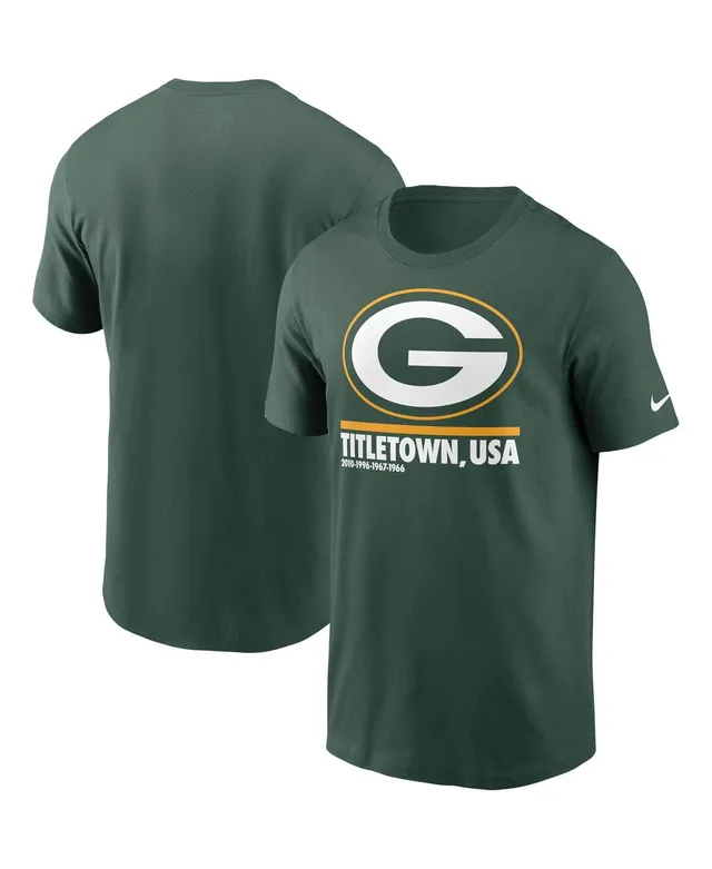 Nike Men's Green Bay Packers Titletown T-Shirt - Green - M