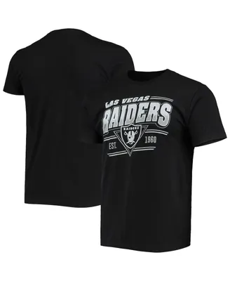 Men's Black Las Vegas Raiders Throwback T-shirt